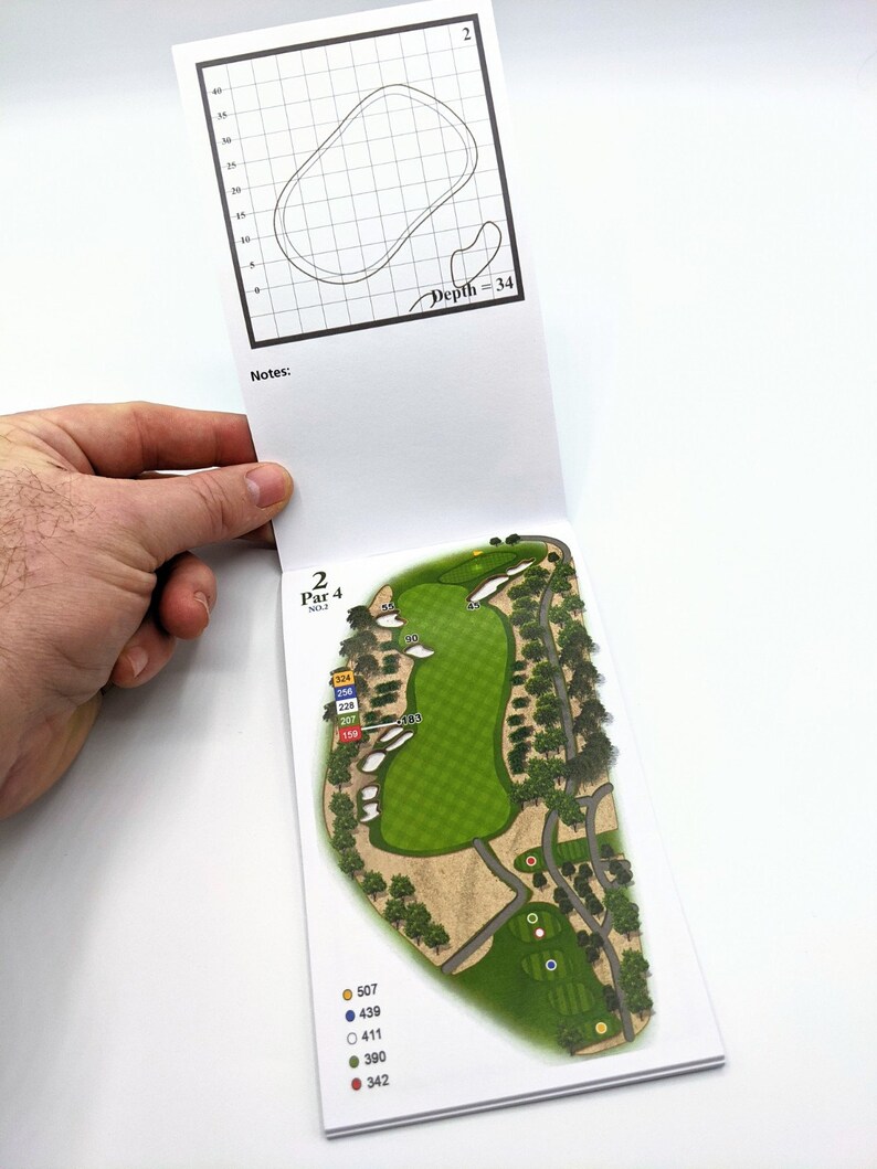 Pebble Beach 3D Tournament Yardage Books Etsy