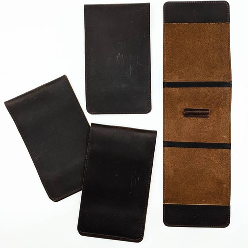 GENUINE Leather Scorecard Keeper Golf Yardage Book Cover Etsy