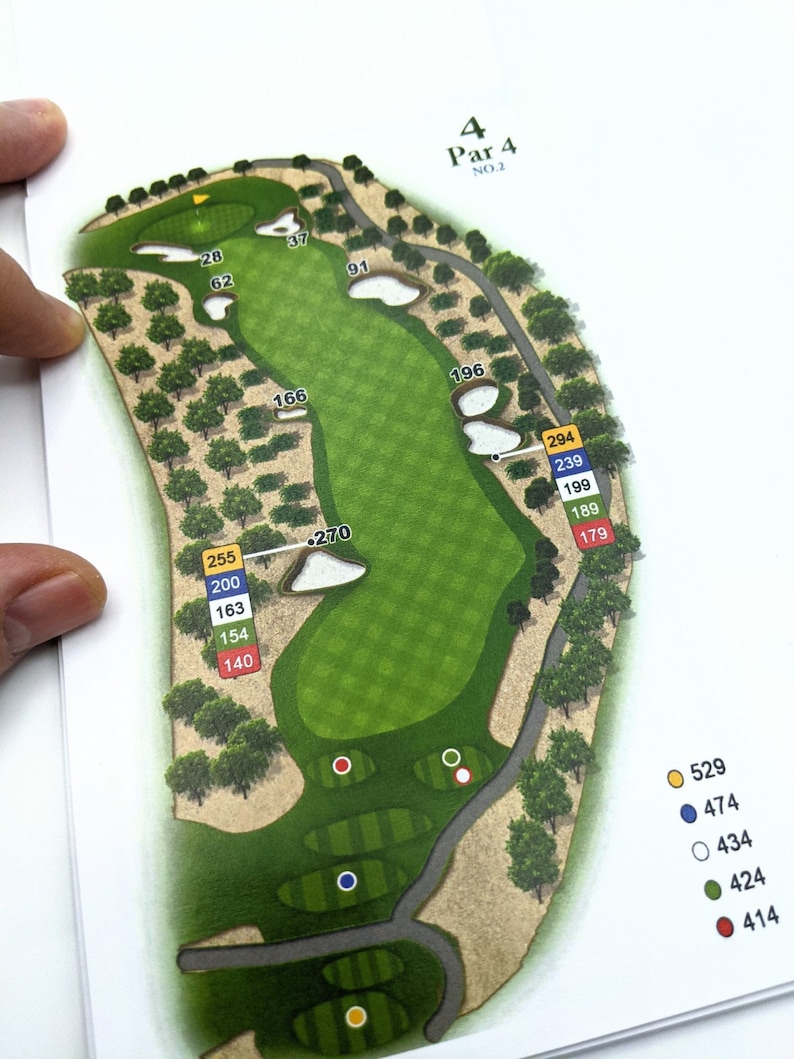 Pebble Beach 3D Tournament Yardage Books Etsy