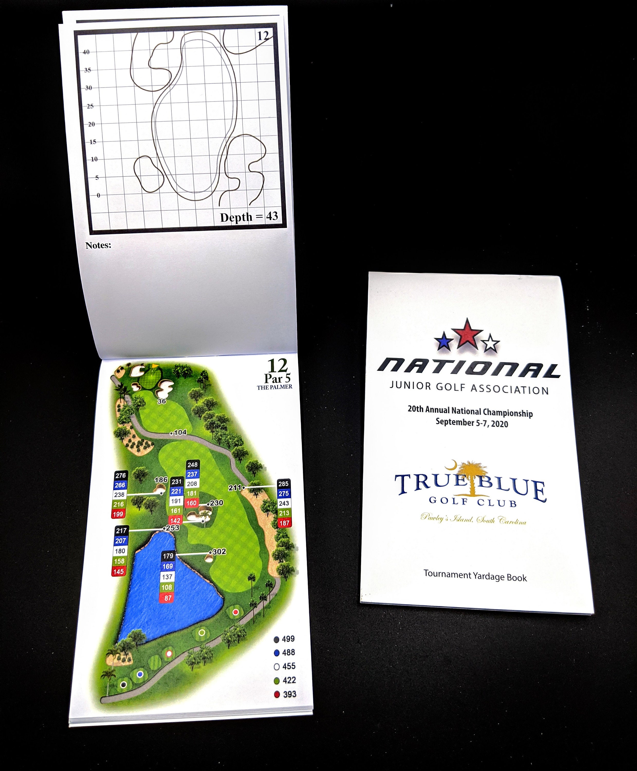 Pebble Beach 3D Tournament Yardage Books Etsy