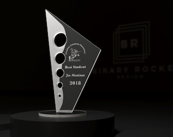 Custom Trophy | Custom Plaque Award | Engraved Plaque | Personalized Acrylic Trophy  | Award Plaque | Personalized Glass Award