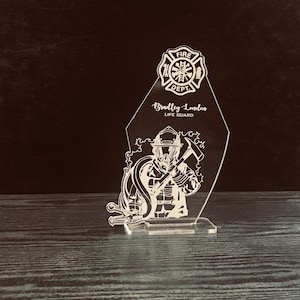 Custom Trophy | Custom Award Plaque | Engraved Award | Engraved Acrylic Trophy | Acrylic Award