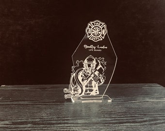 Custom Trophy | Custom Award Plaque | Engraved Award | Engraved Acrylic Trophy | Acrylic Award