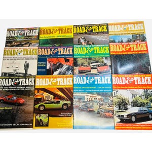 1969 Road & Track Magazine Full Year 12 Issues Ferrari 365 GT BMW 2002 Mangusta