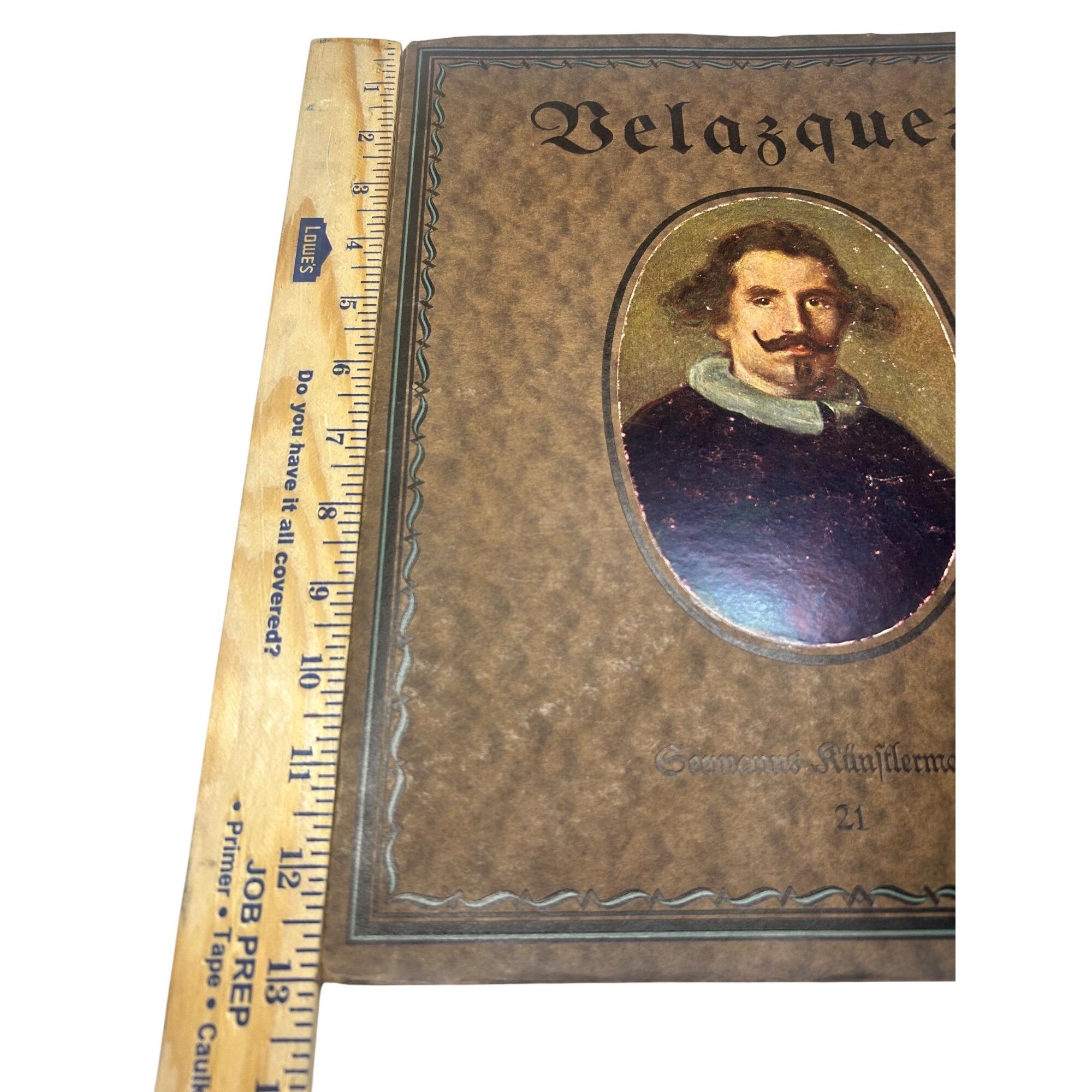 Antique Diego Velázquez Art Portfolio Color Prints Seemanns