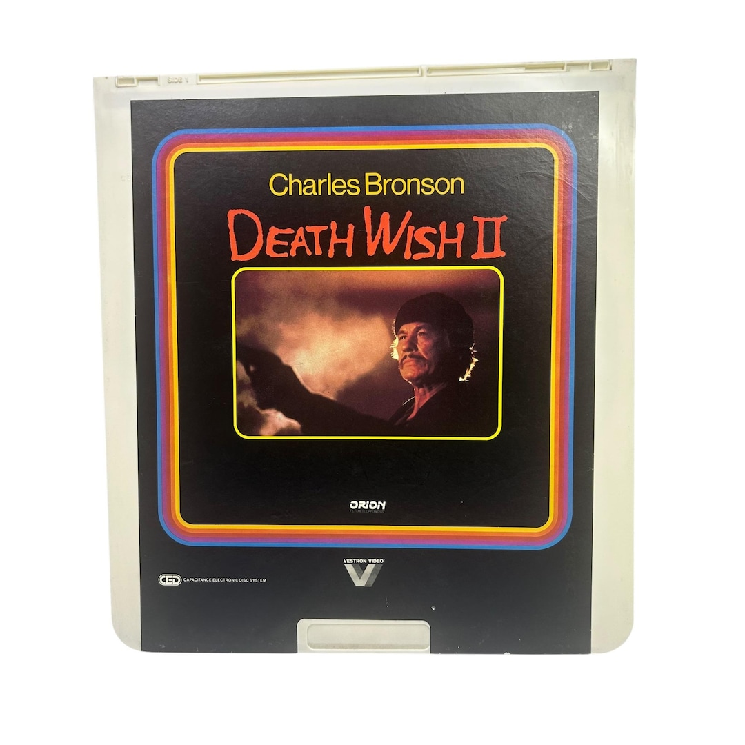 Charles Bronson Death Wish II 1982 Vintage CED Videodisc Movie ...