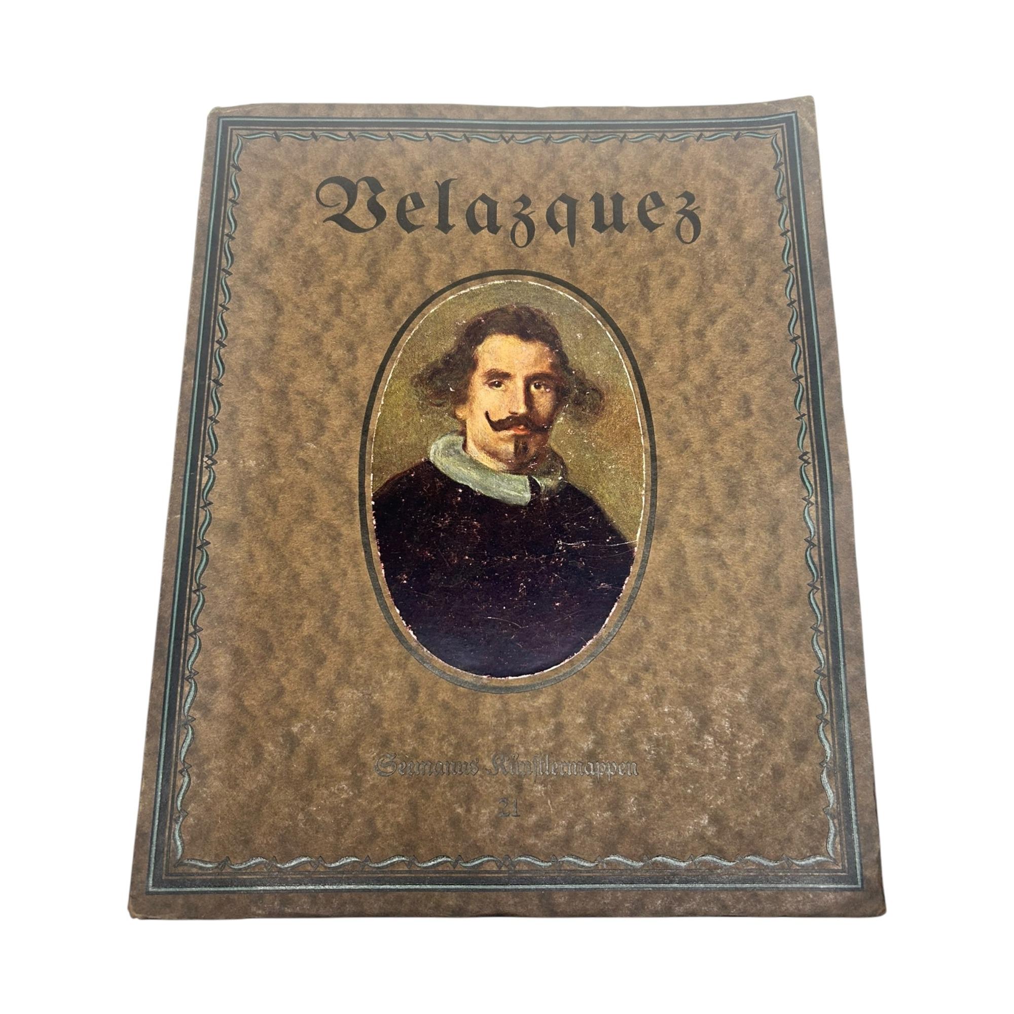 Antique Diego Velázquez Art Portfolio Color Prints Seemanns