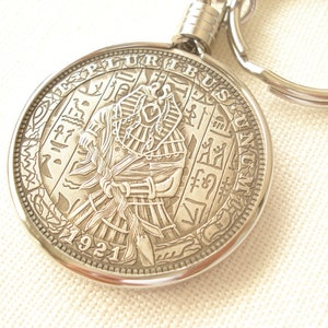 Llavero Morgan Dollar, Él y ella, Regalo de boda, Regalo de padrinos de boda, Llavero, Llavero personalizado, Regalo de dama de honor