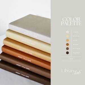 Personalisierter Gelber Bucheinband / Dust Jacket mit handgezeichneten Blumenmustern und Mustern, digitaler Download für Buchliebhaber | Ästhetisches Bücherregal-Styling