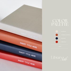 Personalisierbarer Bucheinband / Dust Jacket mit handgezeichneten Blumenmustern und Mustern, digitale Vorlage für Buchliebhaber | Ästhetisches Bücherregal-Styling