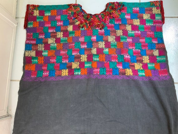 Authentic Vintage Guatemalan Huipil fabric ethnic