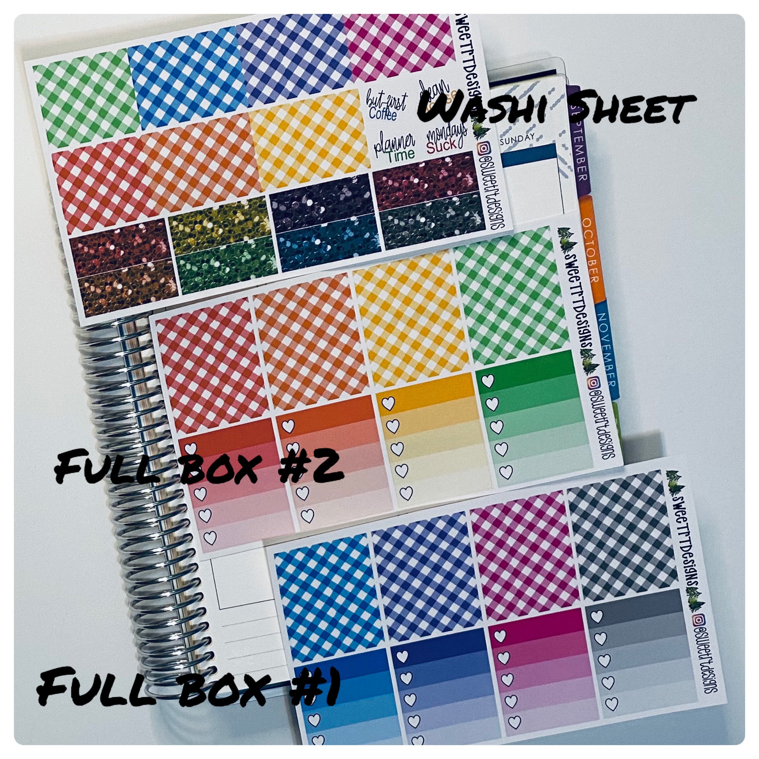 Deluxe Weekly Planner Sticker Kit - Etsy