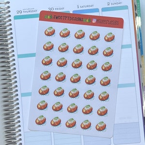 Loaded Baked Potato Planner Stickers