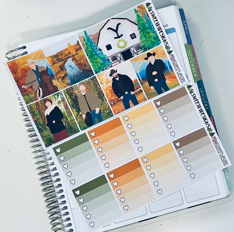 Deluxe Weekly Planner Sticker Kit - Etsy