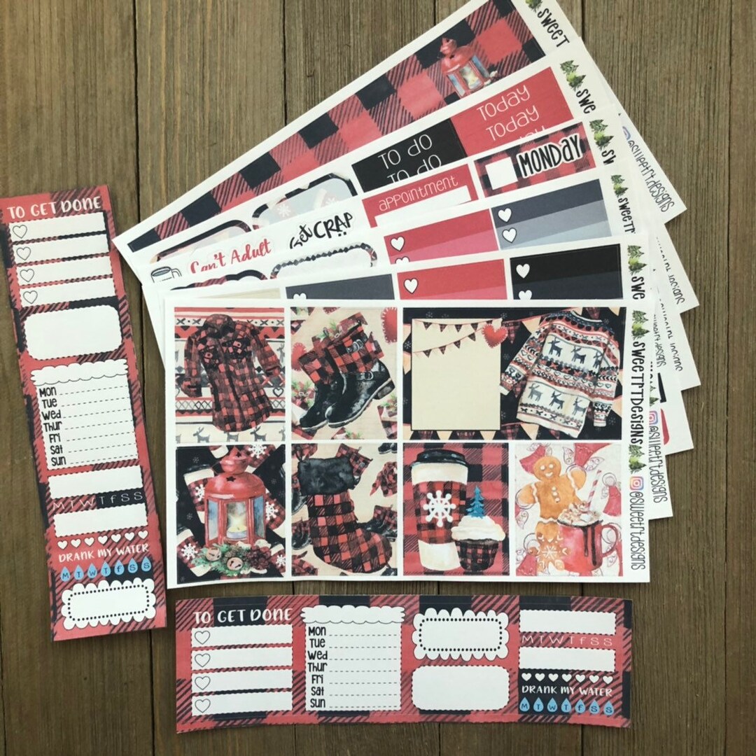 Deluxe EC Weekly Planner Sticker Kit - Etsy
