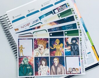 Deluxe veckoplanerare klistermärkessats