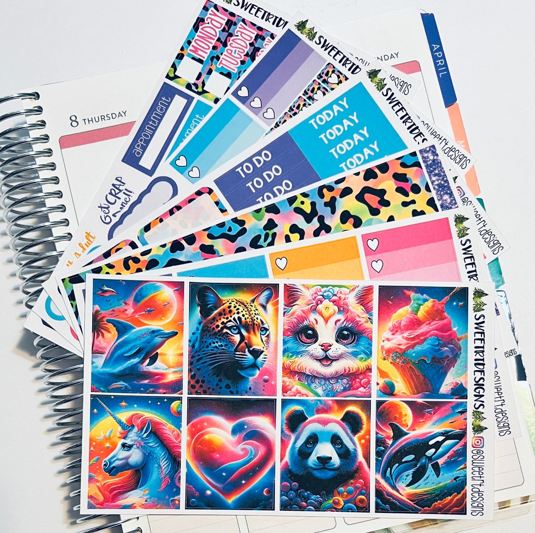 Deluxe Weekly Planner Sticker Kit - Etsy