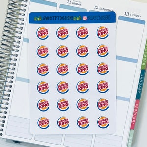 Fast Food Planner Stickers