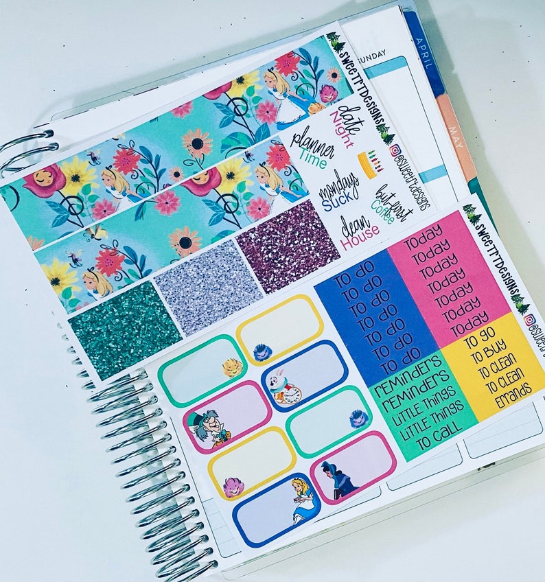 Deluxe Weekly Planner Sticker Kit - Etsy