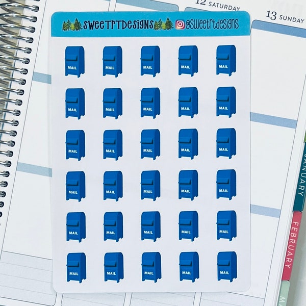 Mail Box Planner Stickers