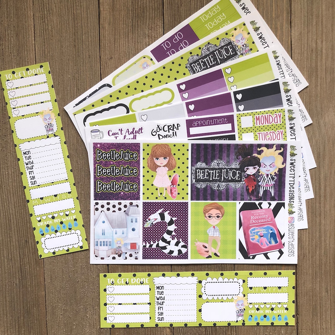 Deluxe EC Weekly Planner Sticker Kit - Etsy