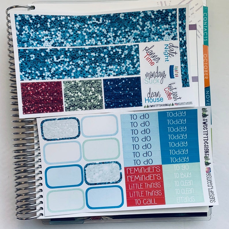 Deluxe Weekly Planner Sticker Kit - Etsy