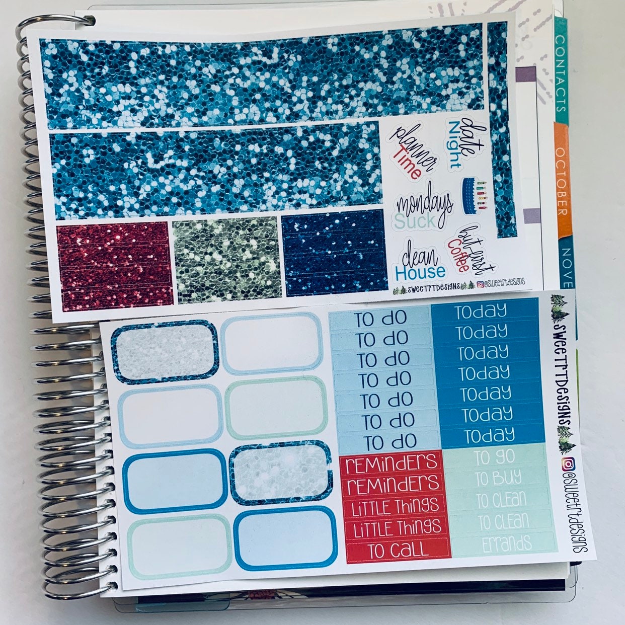Deluxe Weekly Planner Sticker Kit - Etsy