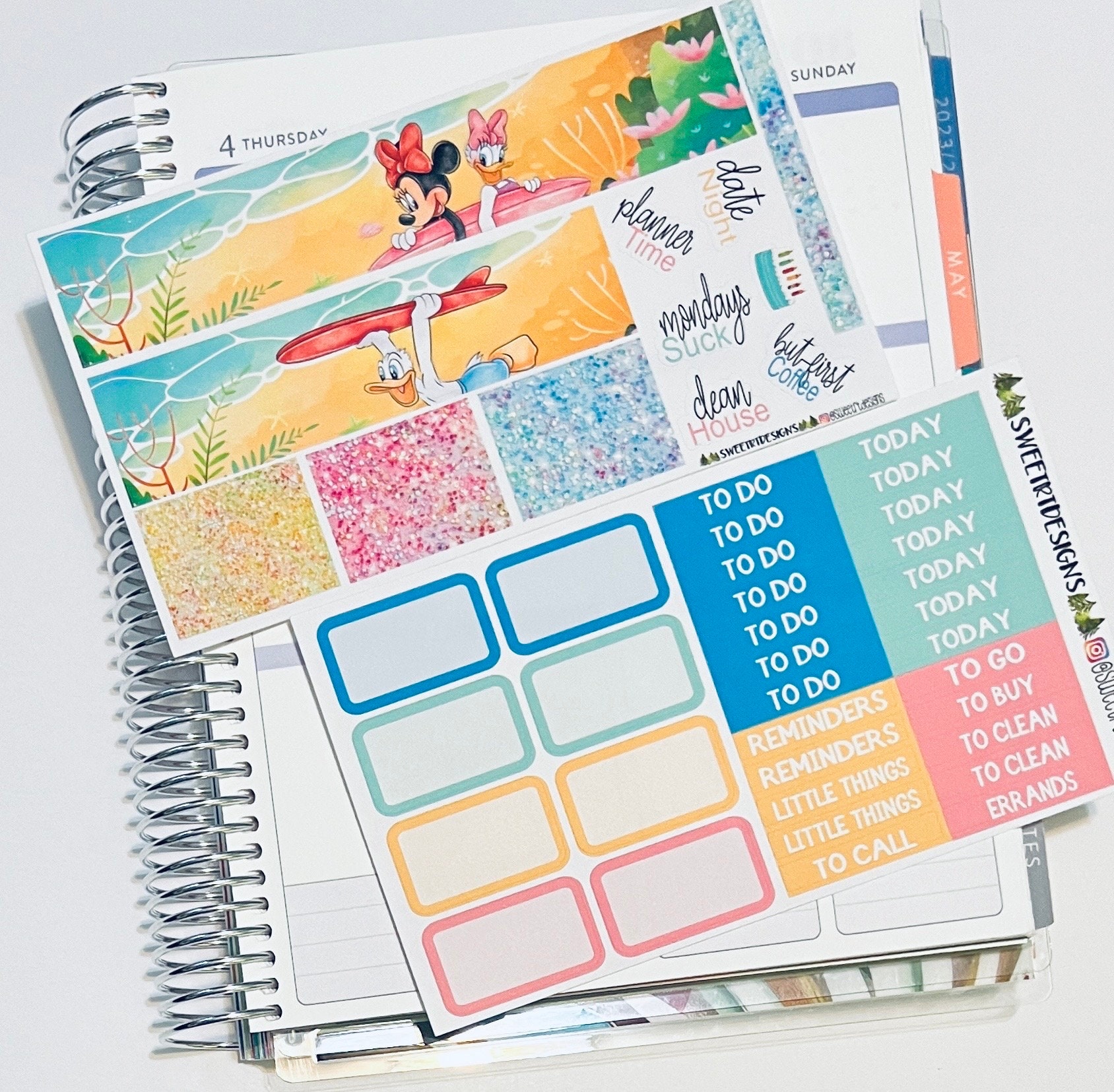 Deluxe Weekly Planner Sticker Kit - Etsy