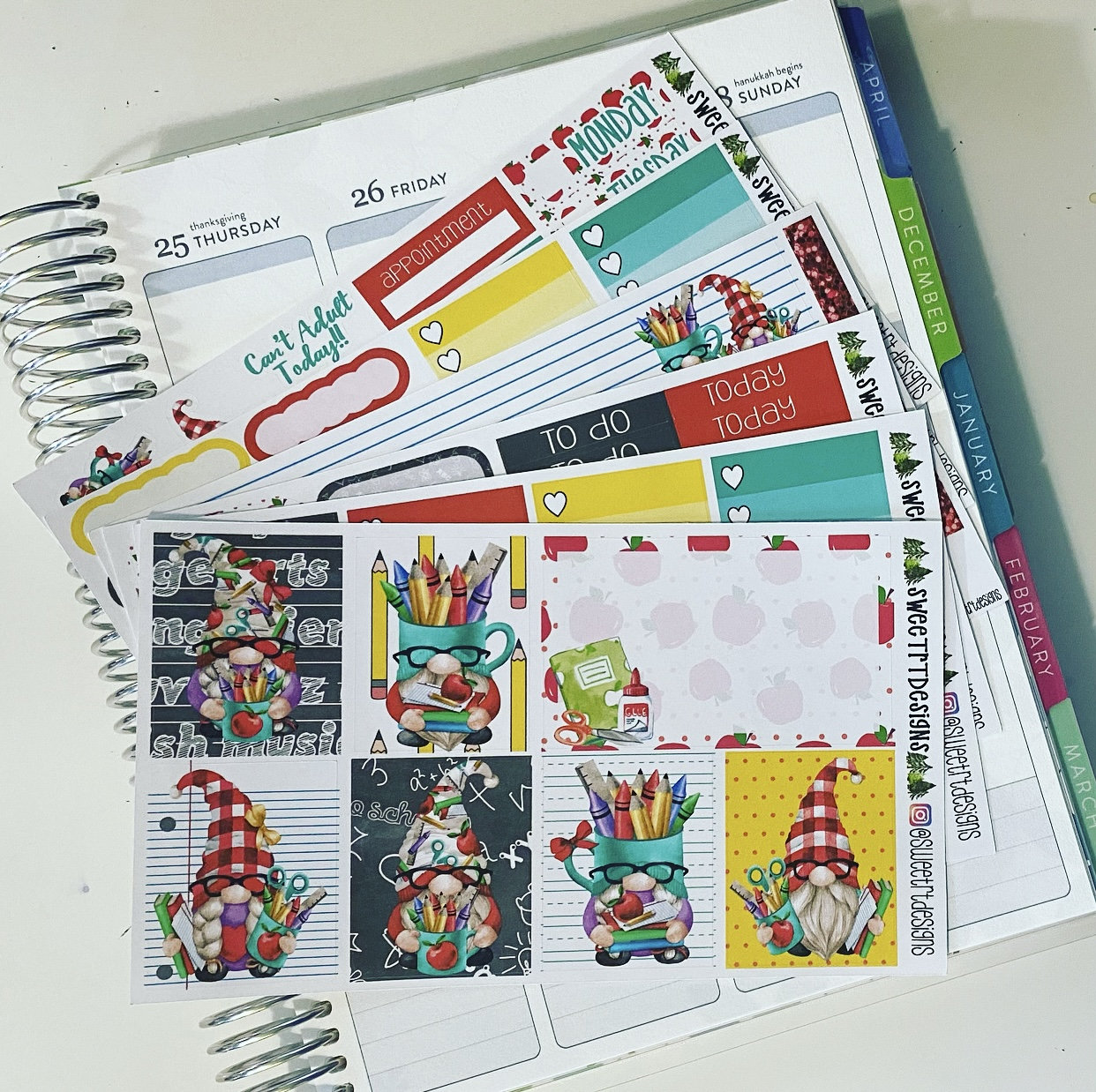 Deluxe Weekly Sticker Kit Etsy