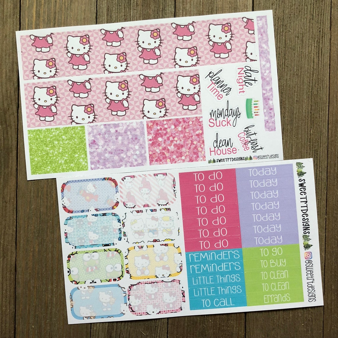 Deluxe Weekly Planner Sticker Kit Etsy