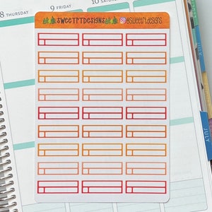 Orange Blank Task Box