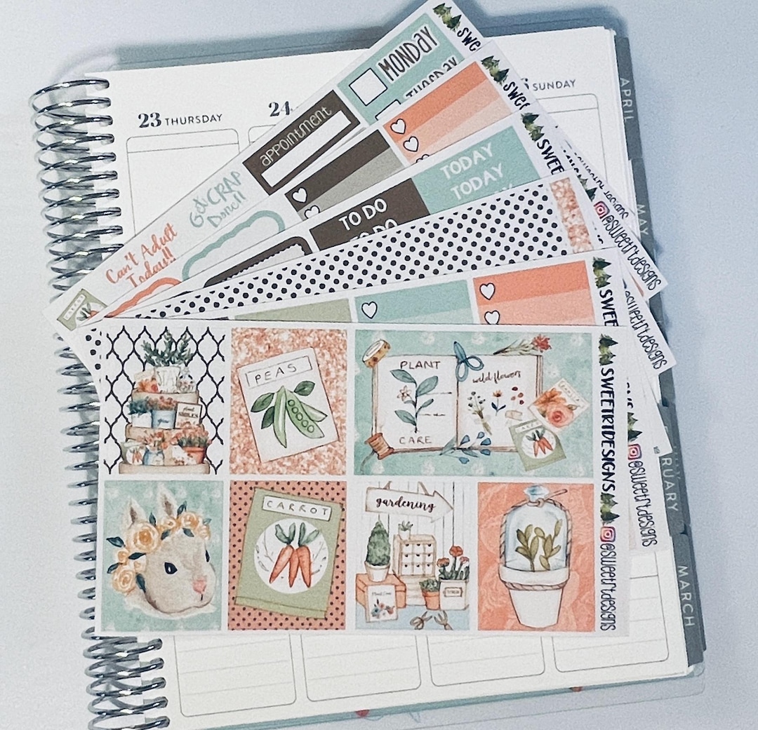Deluxe Weekly Planner Sticker Kit - Etsy