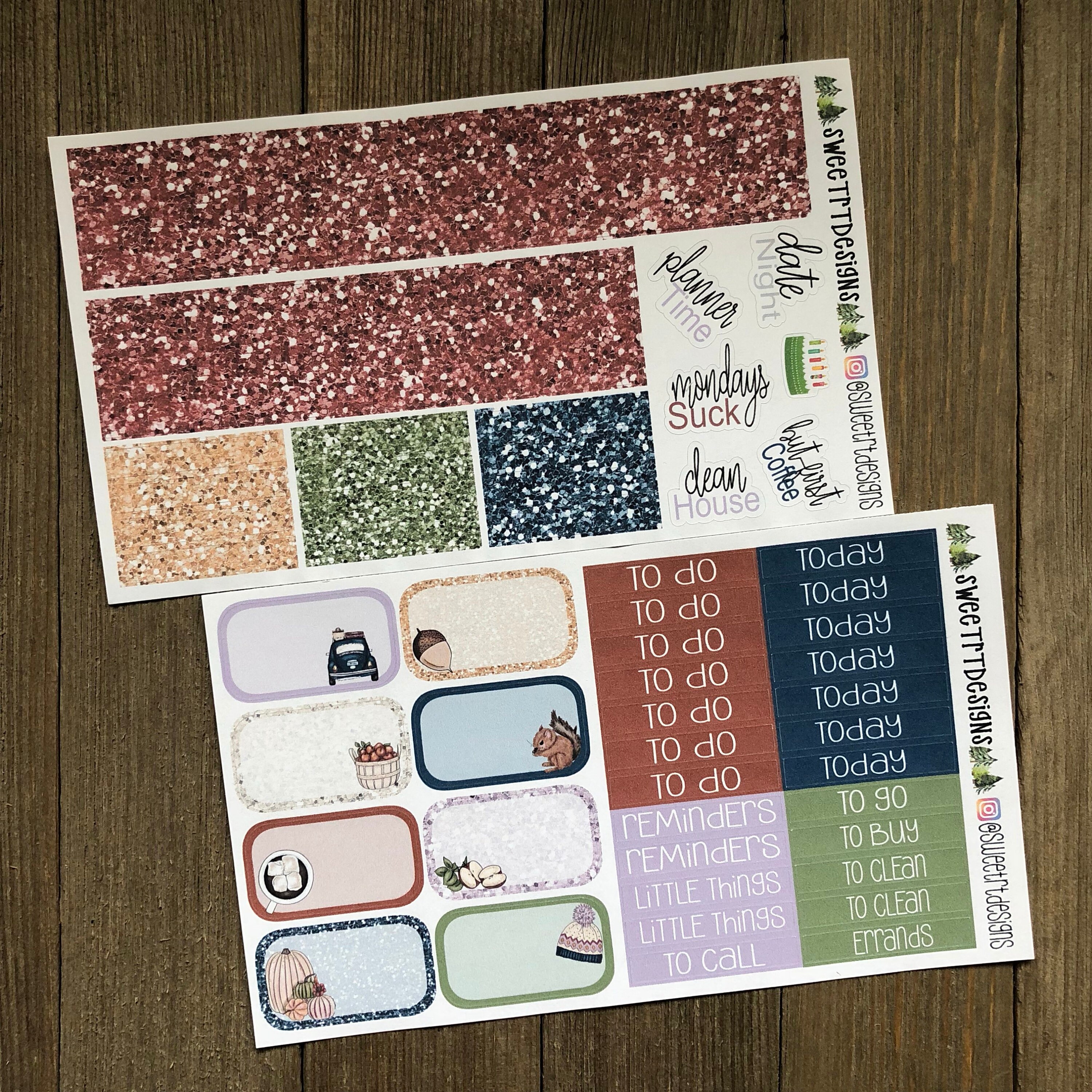 Deluxe EC Weekly Planner Sticker Kit - Etsy