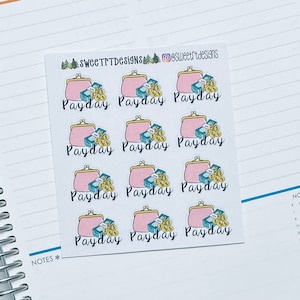 Payday Planner Stickers