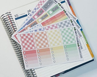 Kit de pegatinas de planificador semanal de lujo