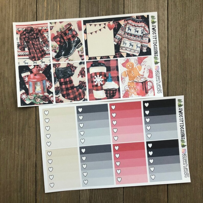 Deluxe EC Weekly Planner Sticker Kit - Etsy