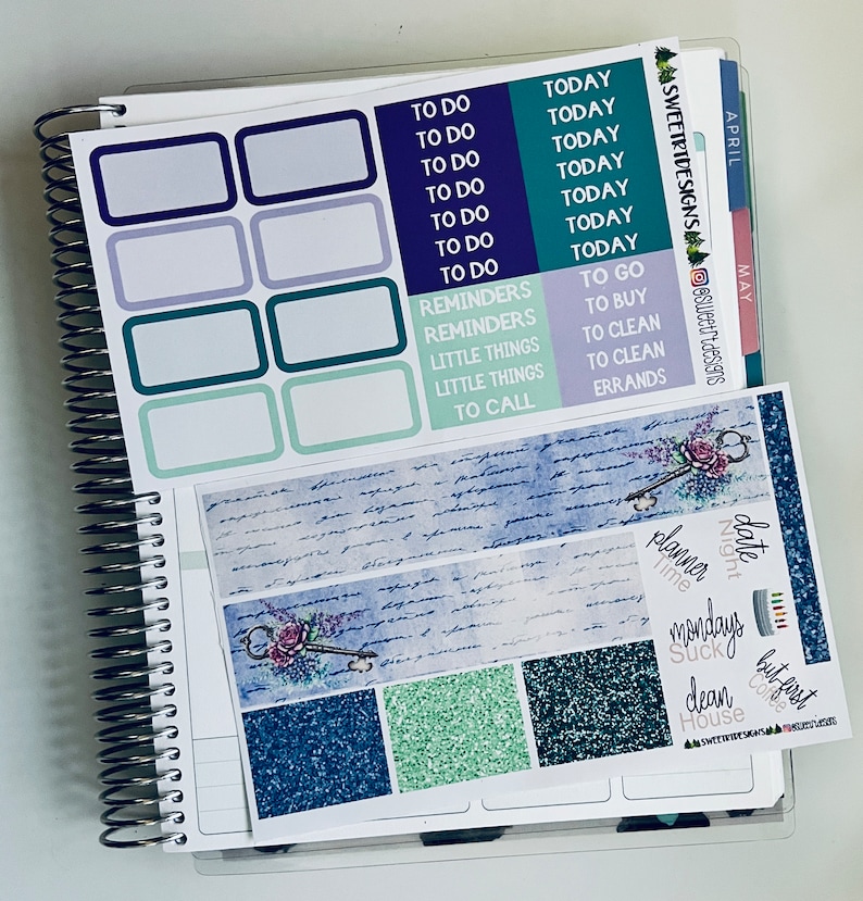 Deluxe Weekly Planner Sticker Kit - Etsy