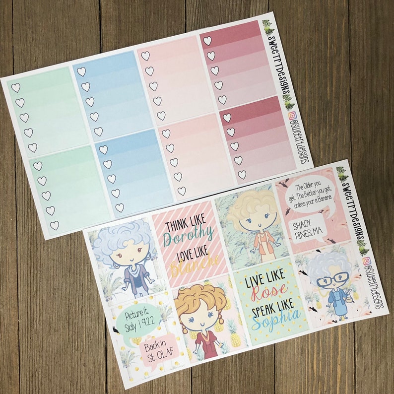 Deluxe Weekly Planner Sticker Kit - Etsy