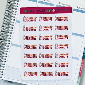 Fast Food Planner Stickers