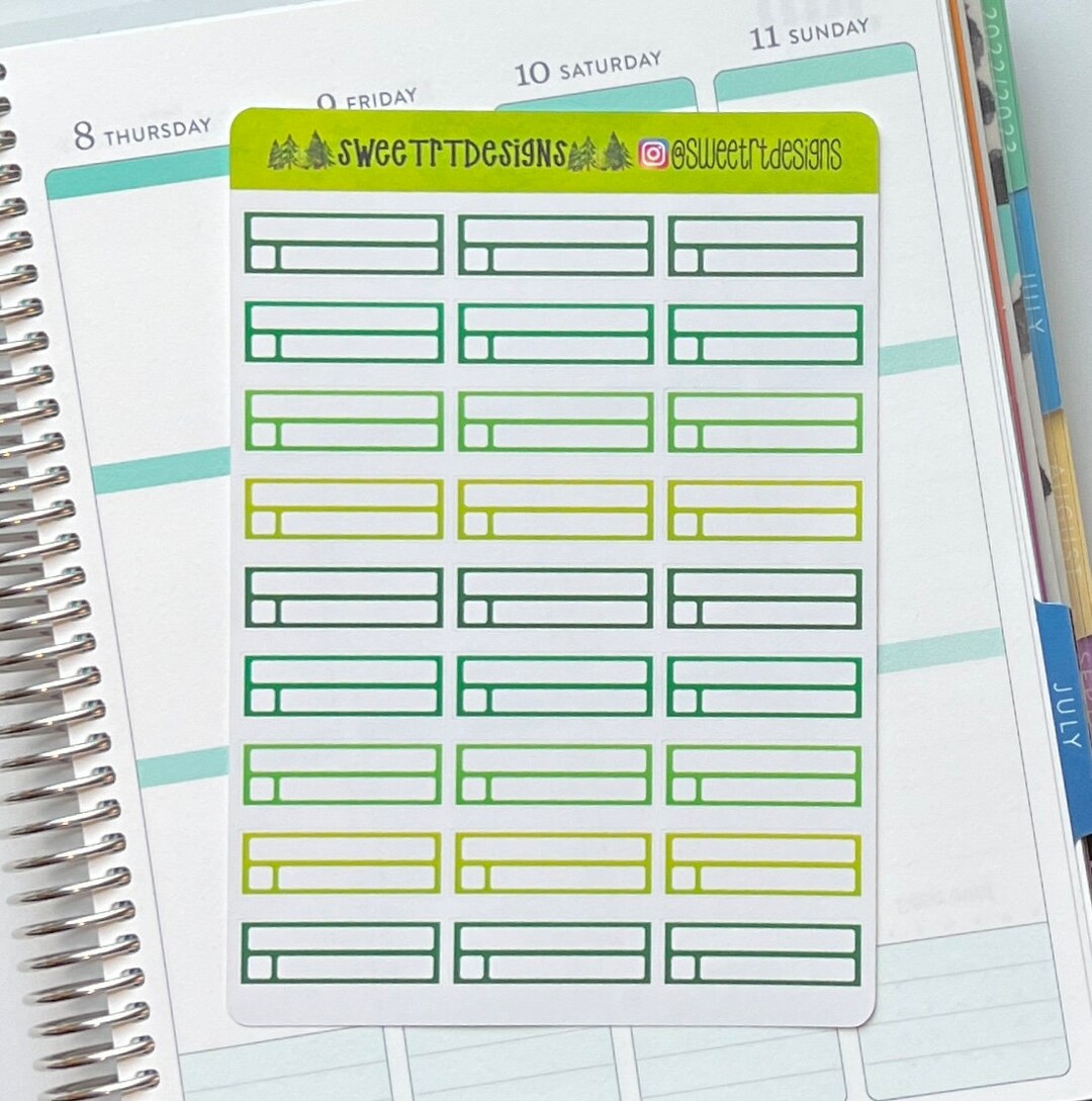 Green Blank Task Box - Etsy