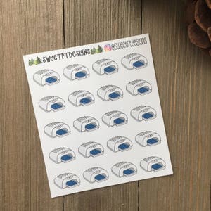 Functional Gel Nails Planner Stickers