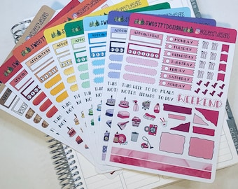 New Functional Planner Sticker Sheet