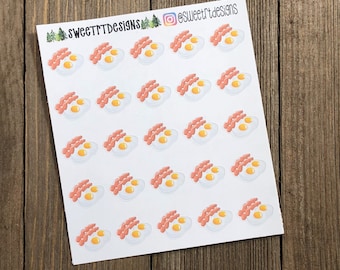 Bacon and Eggs Stickers