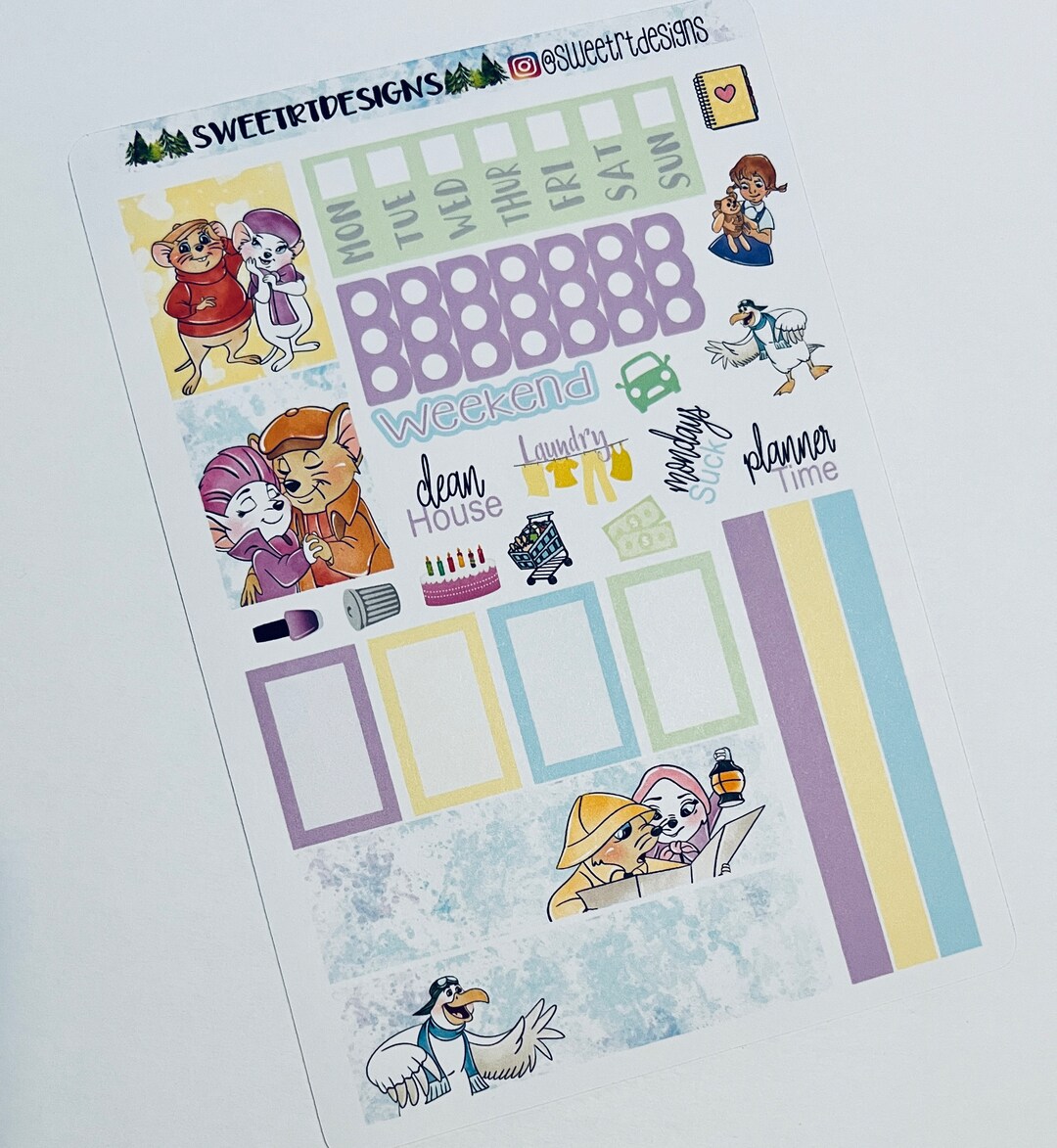 Hobonichi WEEKS Planner Sticker Kit - Etsy