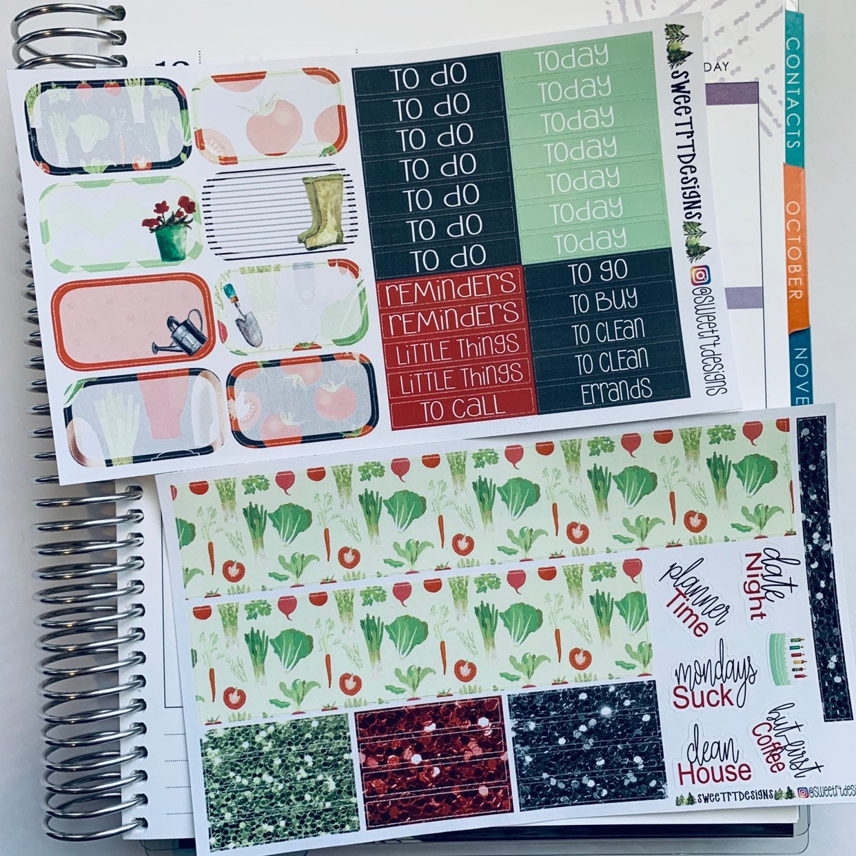 Deluxe Weekly Planner Sticker Kit - Etsy