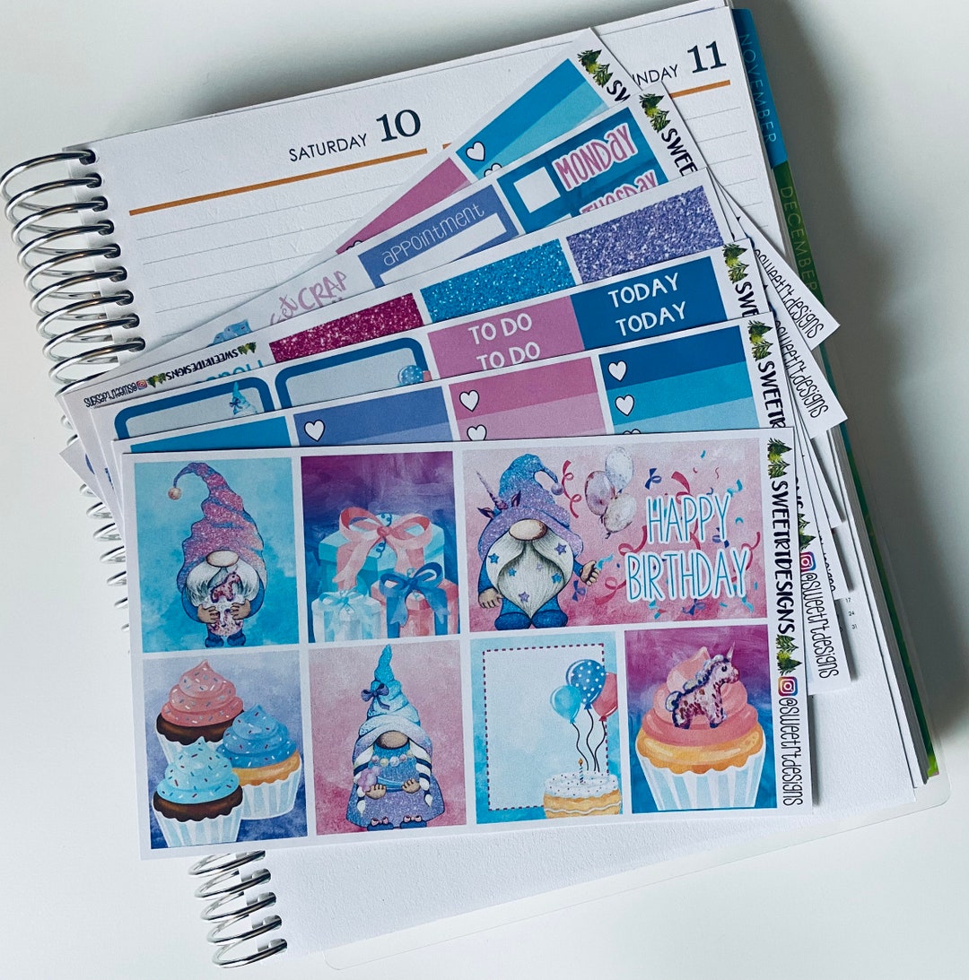 Deluxe Weekly Planner Sticker Kit - Etsy