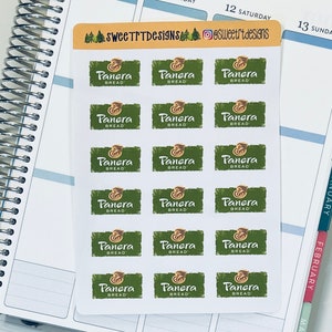 Fast Food Planner Stickers