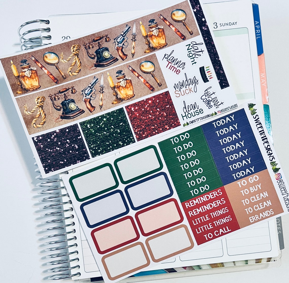 Deluxe Weekly Planner Sticker Kit - Etsy