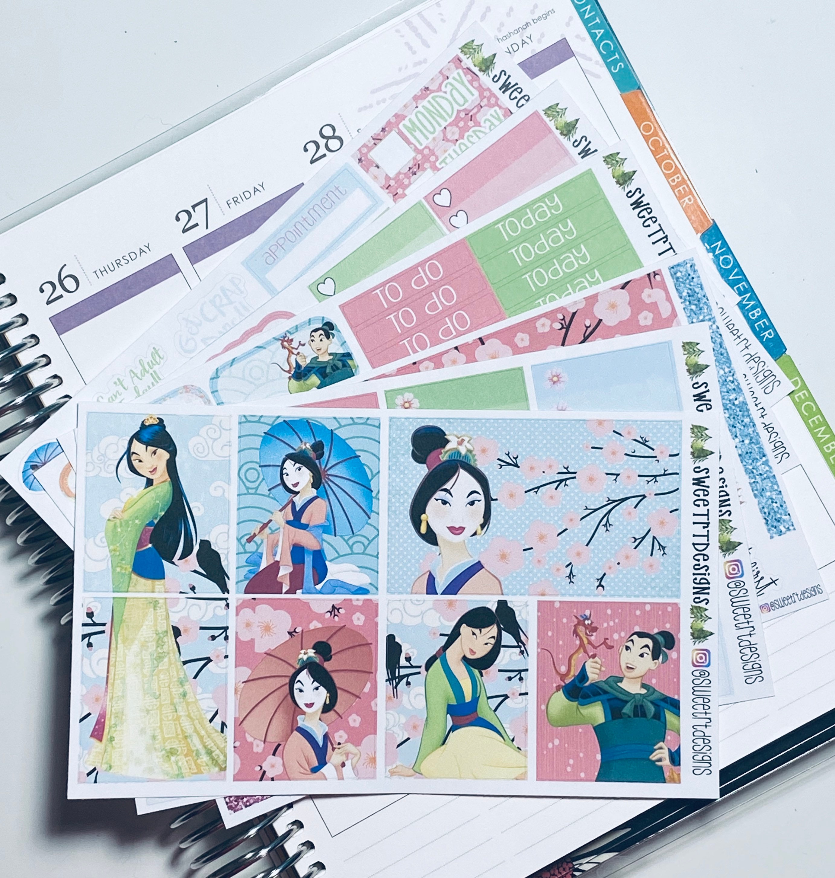 Deluxe Weekly Planner Sticker Kit - Etsy