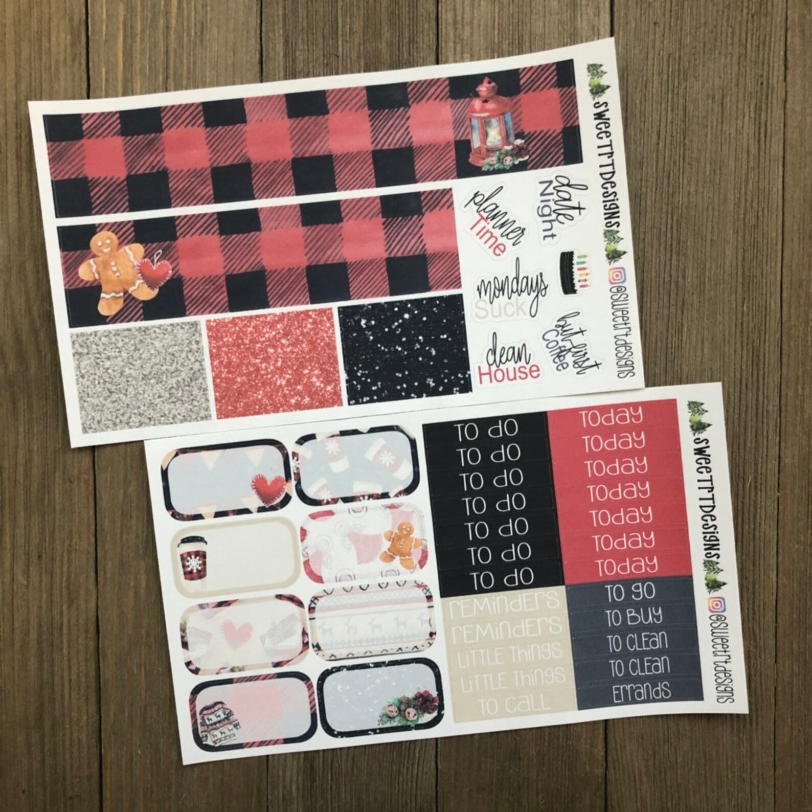 Deluxe EC Weekly Planner Sticker Kit - Etsy